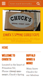 Mobile Screenshot of chucksspringstreetcafe.com